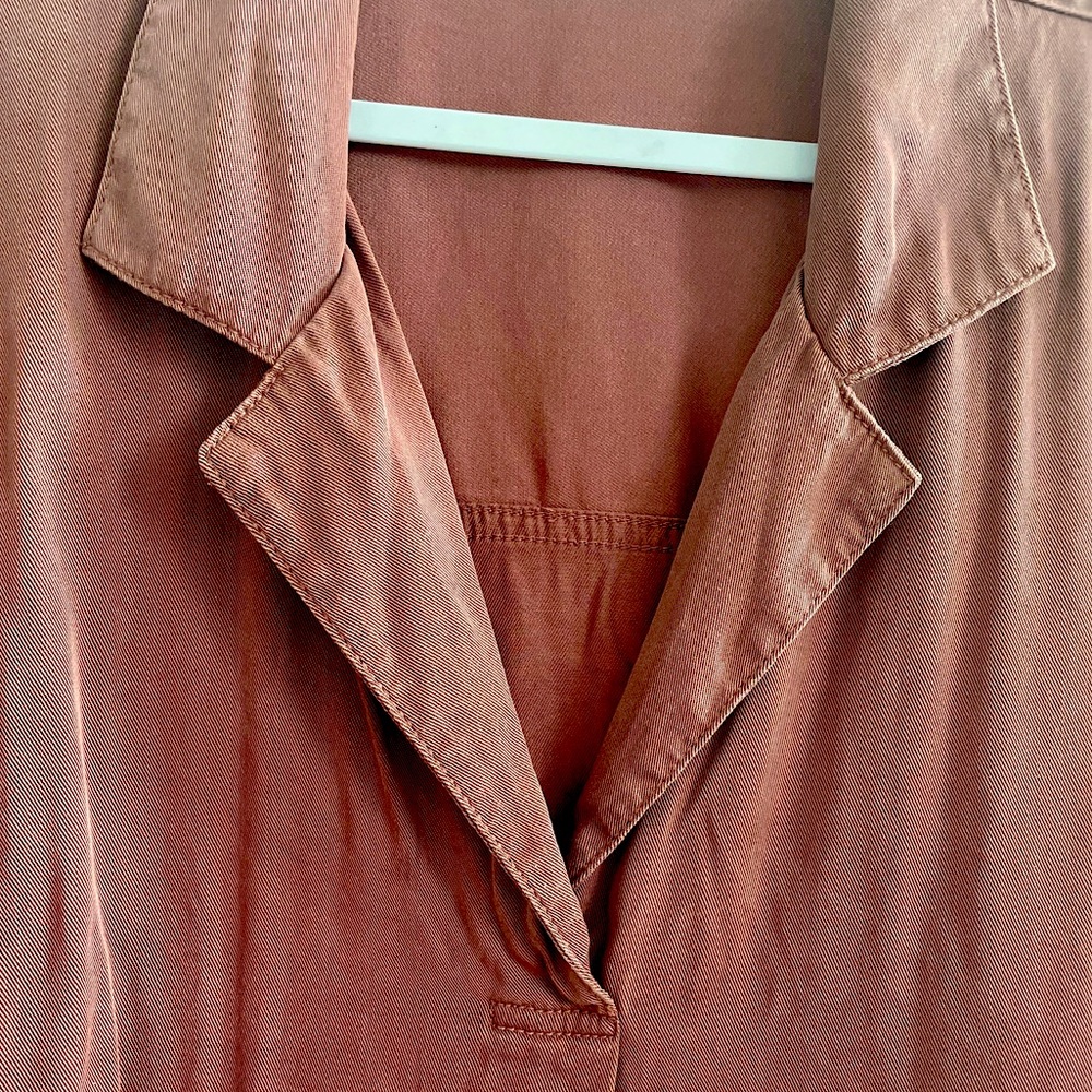 GAP XXL canvas/trench coat style collared dress